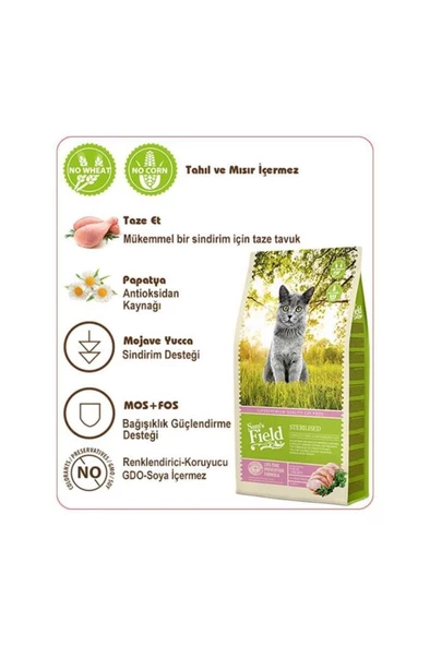 Sam´s Field Cat Sterilized 7,5 kg SKT: 02/2026 - 2