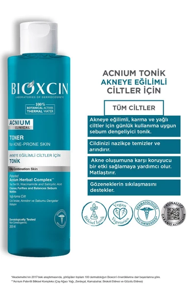 BIOXCIN ACNIUM TONİK 200ML - 6
