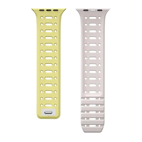 Watch 7 41mm Redclick KRD-124 Silikon Kordon Terletmeyen Delikli Strap Kayış - 2