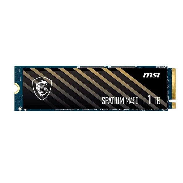 MSI SPATIUM M450 PCIe 4.0 NVMe M.2 1TB SSD Okuma 3600/Yazma 3000MB - 1