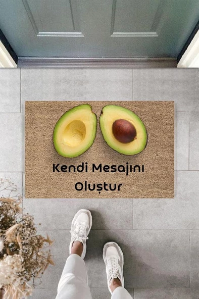 Dijital Baskı Kişiye Özel İç Kapı Dekorasyon Paspas  PS11241 - 3