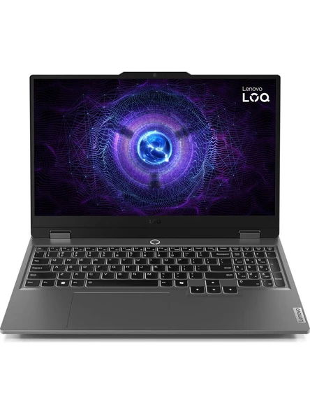 Lenovo LOQ 15IAX9 Intel Core i5 12450HX 32GB 512GB SSD RTX4050 15.6" FHD Freedos Taşınabilir Bilgisayar 83GS002TTR-32