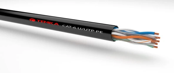 Reçber Cat 6 4x2x23 23 AWG Veri İletişim Kablosu