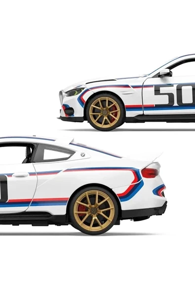 Gerçek Bir BMW Deneyimi RASTAR F/F BMW 3.0 CSL Işıklı 1:14 Ölçek - 5