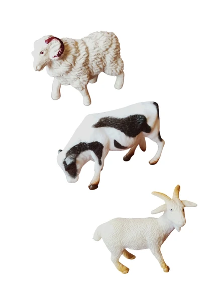 Çiftliğin Minik Dostları Seni Bekliyor! Mini Boy 10 lu Kümes ve Çiftlik Hayvanları Seti - 3