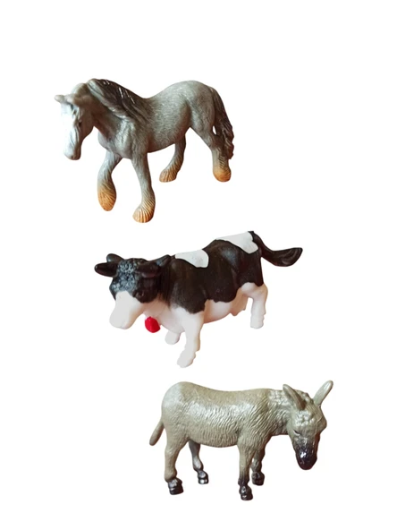 Çiftliğin Minik Dostları Seni Bekliyor! Mini Boy 10 lu Kümes ve Çiftlik Hayvanları Seti - 4