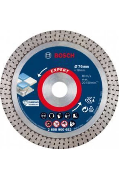 Bosch EXPERT HardCeramic 76 mm Elmas Kesme Diski - 2