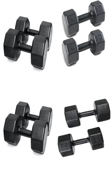 4 SET DAMBIL + STAND (4 KG + 6 KG + 8 KG + 10 KG + STAND ) - 3