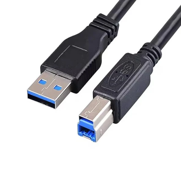 Powermaster PM-31415 PRINTER USB 3.0 1.5 METRE SİYAH YAZICI KABLOSU - 3