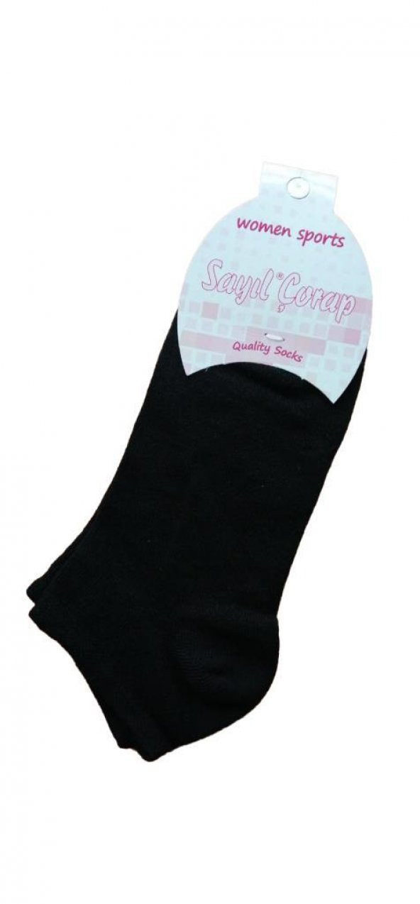 6 lı Paket Sayıl Bayan Patik Çorap Kısa Spor Çorap Renk Seçenekli