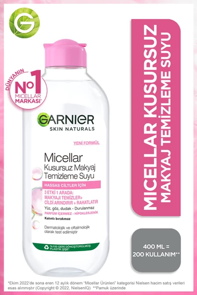 Garnier Micellar Kusursuz Makyaj Temizleme Suyu 400 ml