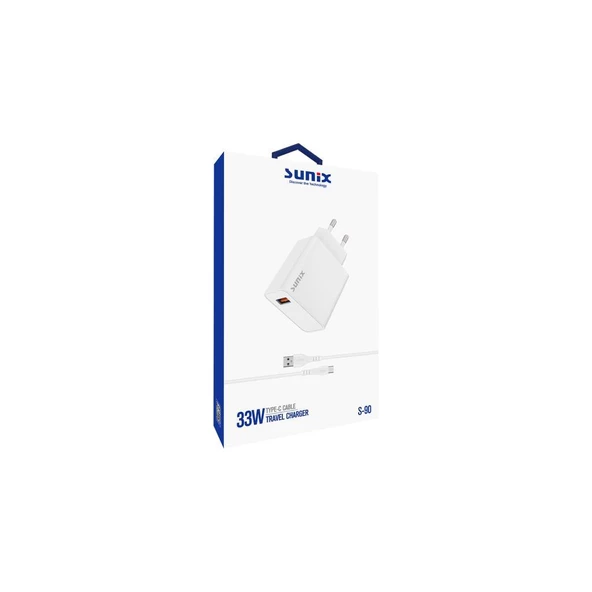 Sunix 33W USB / Type-C Hızlı Şarj Aleti S-90 - 2