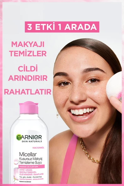 Garnier Micellar Kusursuz Makyaj Temizleme Suyu 400 ml - Resim 4