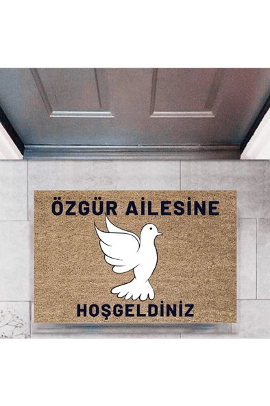 Kapı Önü Paspası Dekoratif Dijital Baskı Kişiye Özel P-2449