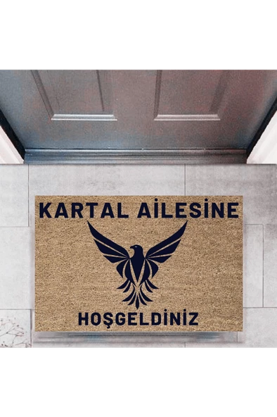 Kapı Önü Paspası Dekoratif Dijital Baskı Kişiye Özel P-2446