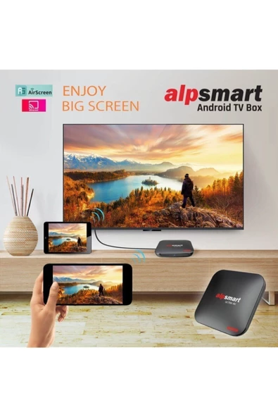Alpsmart AS575-X3 4k Android TV Box | 4 GB Ram 64 GB Tv Box - Resim 4