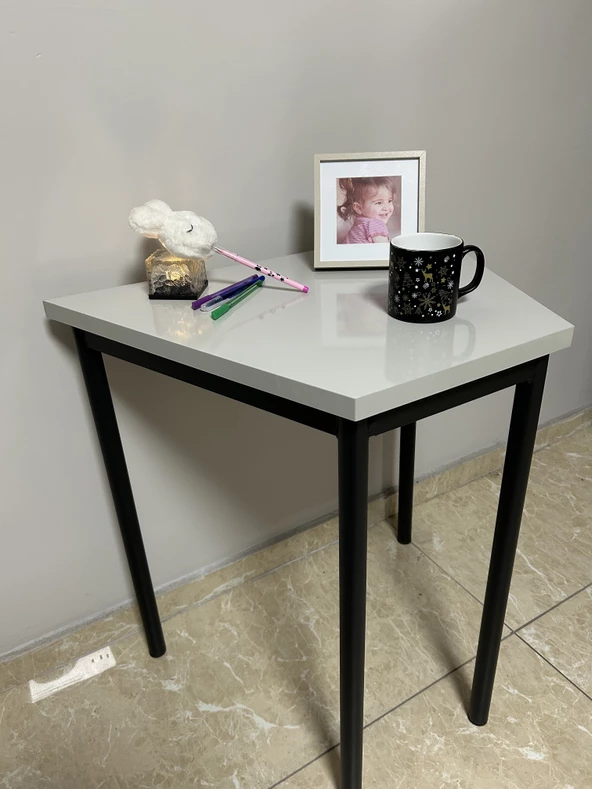 Adek Metal Grup GRİ ÜÇGEN SEHPA - Resim 2