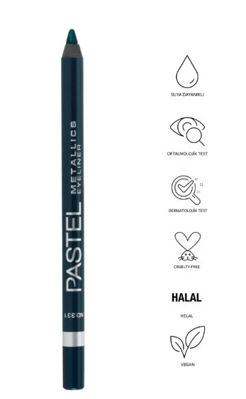 PASTEL GÖZ KALEMİ & METALİK SUYA DAYANIKLI MAT WATERPROFF EYELINER NO: 331