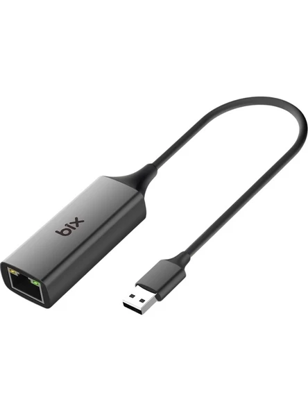 Bix Adp-08 USB 3.0 Gigabit Ethernet 10/100/1000Mbps RJ45 Dönüştürücü Adaptör