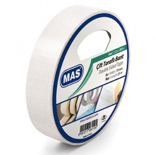Mas Çift Taraflı Bant 38x25 Mt 2614 - 2