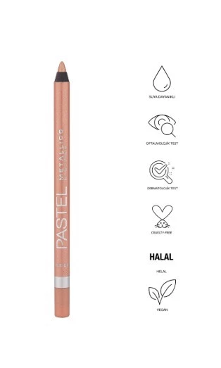 PASTEL GÖZ KALEMİ & METALİK SUYA DAYANIKLI MAT WATERPROFF EYELINER NO: 339