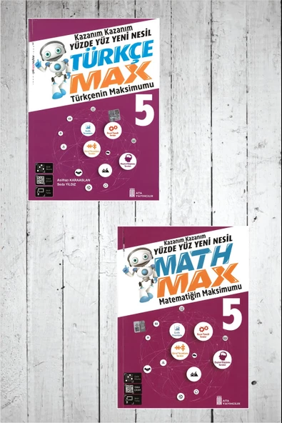 Ata 5.Sınıf Türkçe Max-Matematik Max(Yüzde Yüz Yeni Nesil)
