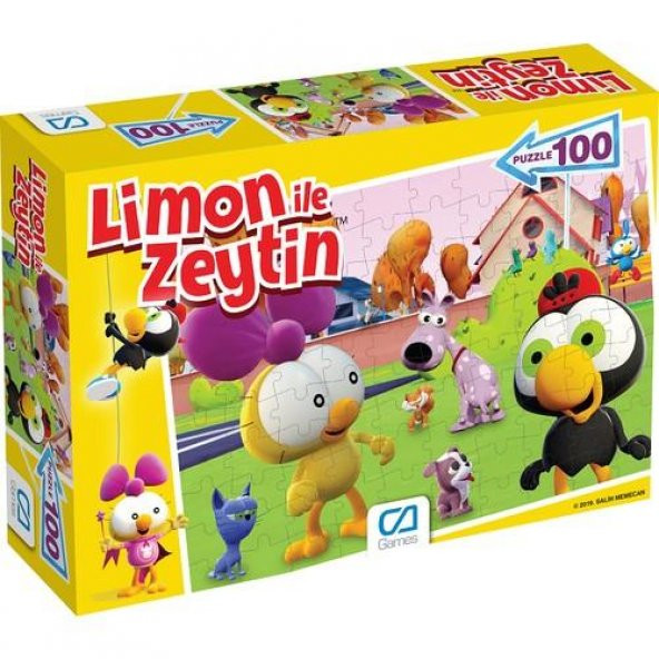 Ca Puzzle 100 Parça Limon İle Zeytin 5084
