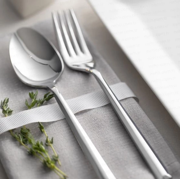 Nehir Gloria Sade 72 Parça Kutulu Çatal Kaşık Bıçak Seti - 2