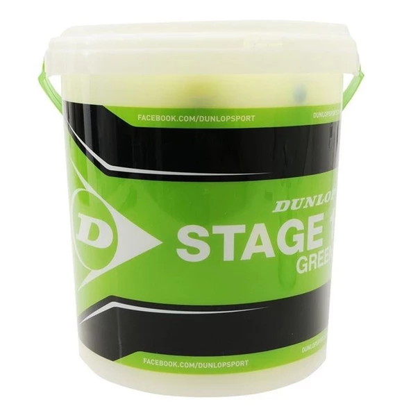 Dunlop Stage 1 Yeşil 60'lı Eğitim Kova Tenis Topu 602204 - 2