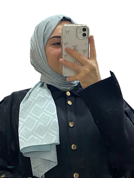 JAKARLI LABİRENT DESENLİ ŞAL 1008 - 8