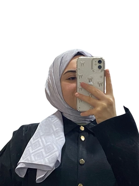 JAKARLI LABİRENT DESENLİ ŞAL 1008 - 10