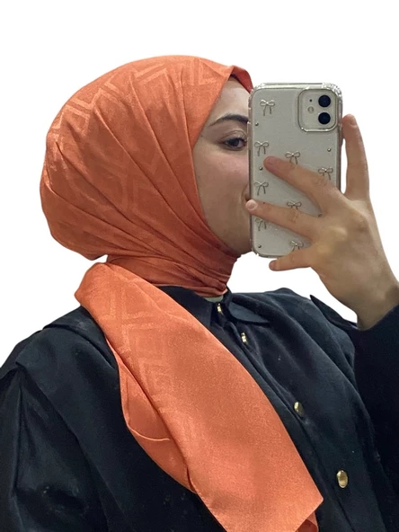 JAKARLI LABİRENT DESENLİ ŞAL 1008 - 5