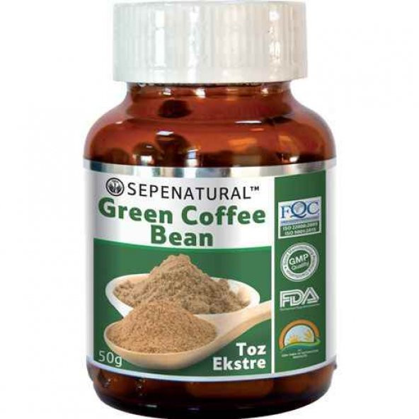 Green Coffee Bean Extract Toz Yeşil Kahve Çekirdek Ekstresi 50 gr