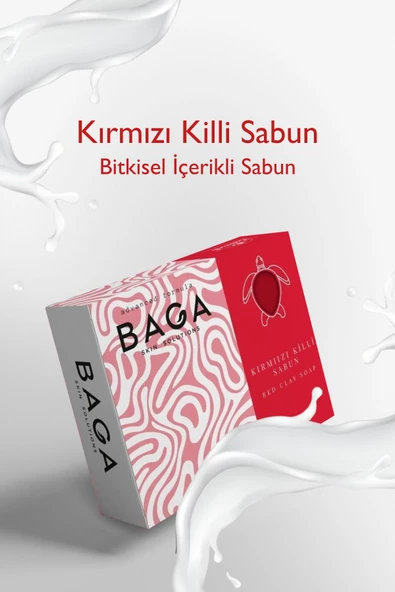 BAGA Kırmızı Killi Sabun 125 Gr