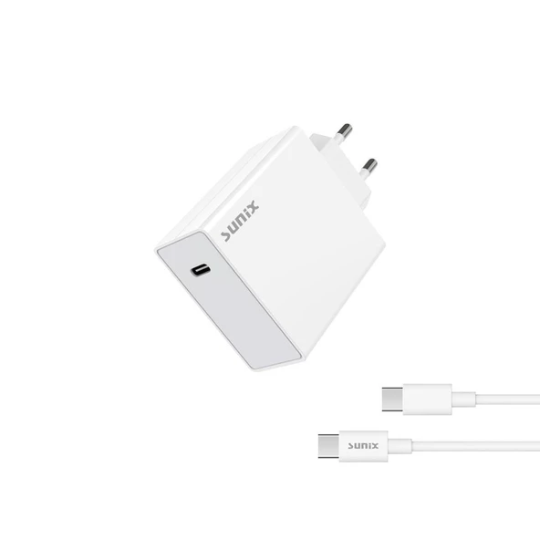 Sunix 120W USB-C Turbo Hızlı Şarj Aleti S-130