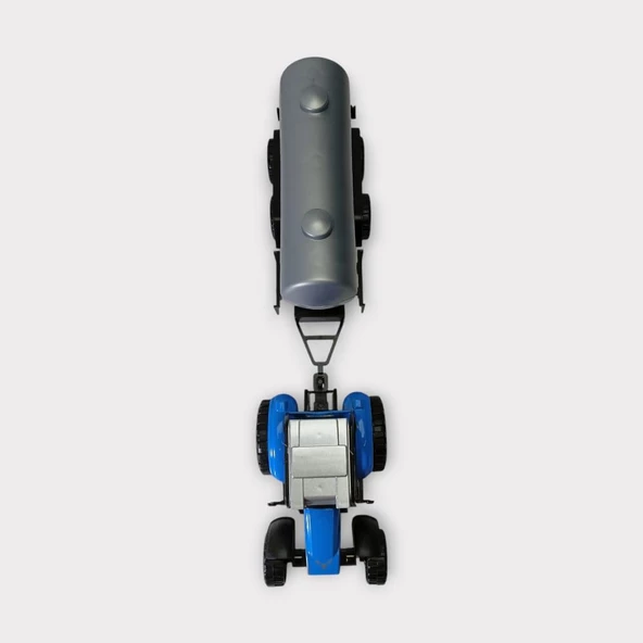 Çek Bırak Römorklu Traktör 25Cm - Mavi Su Tankı - 4