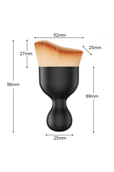 Mini Araç İçi Temizlik Fırçası Yumuşak Kıllı - 4