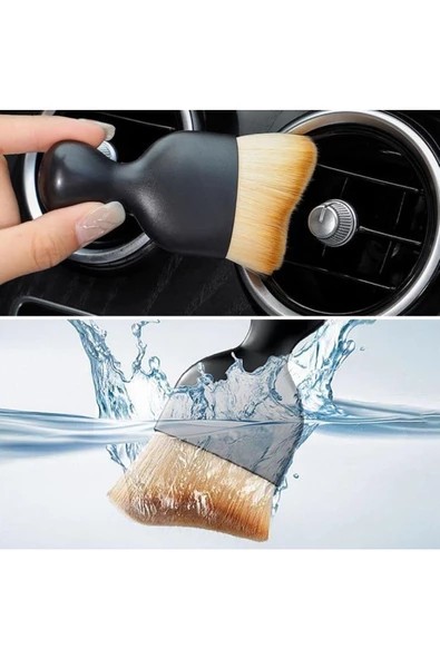 Mini Araç İçi Temizlik Fırçası Yumuşak Kıllı - 6