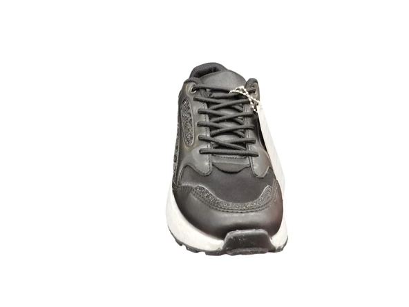 Flet Ortopedik Köpük Taban Simli Kadın Günlük Sneaker Spor Ayakkabı - 3