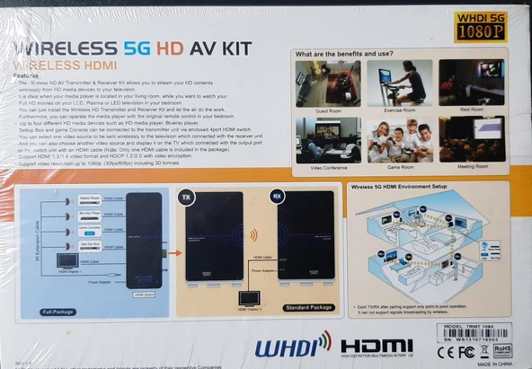 WİRELESS 5G HD AV KIT TRMT 1080