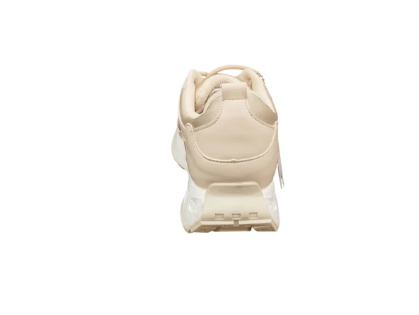 Flet Ortopedik Köpük Taban Simli Kadın Günlük Sneaker Spor Ayakkabı - 7