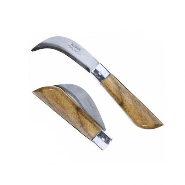 Bayram Aşı Bıçağı Bağ Bıçağı Paslanmaz Ceviz Aşı Çakısı 22Cm No:3 - 4