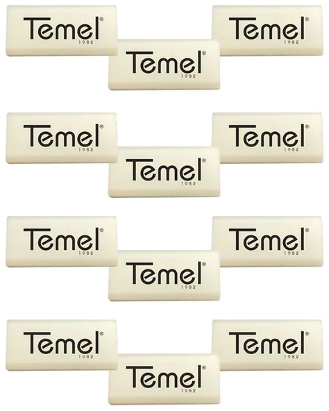 Temel Küçük Beyaz Silgi 12li - 2