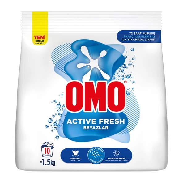 Omo Toz Çamaşır Deterjanı Beyazlar 1.5 Kg