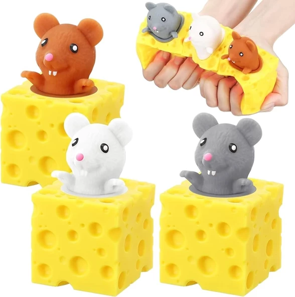 Sıkmalı Komik Fare Oyuncak Squishy - 3