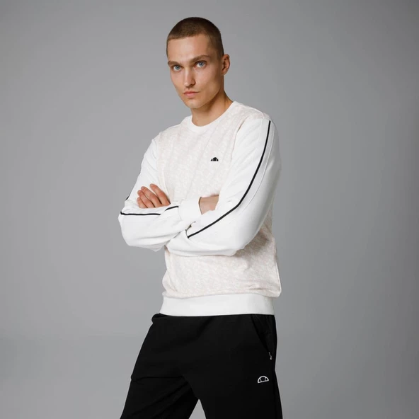 Ellesse Erkek Kırık Beyaz Sweatshirt EM229 - 4