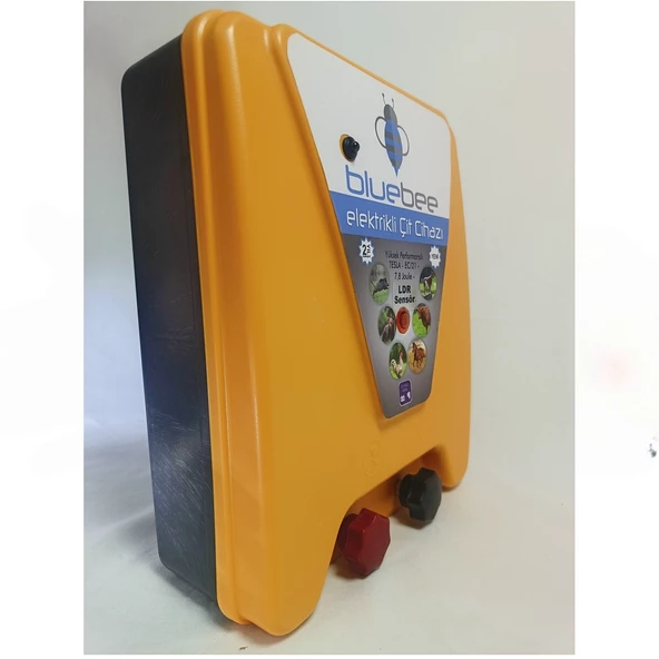 bluebee EC03 giriş12V Çıkış15000V 7.8joule 100km/tel Sensörlü Elektrikli Çit Cihazı - 3