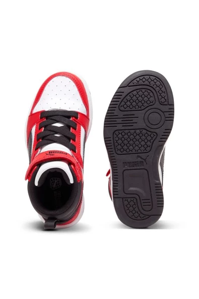 Puma Rebound V6 Mid Ac Ps Çocuk Spor Ayakkabı 39383203 - 4