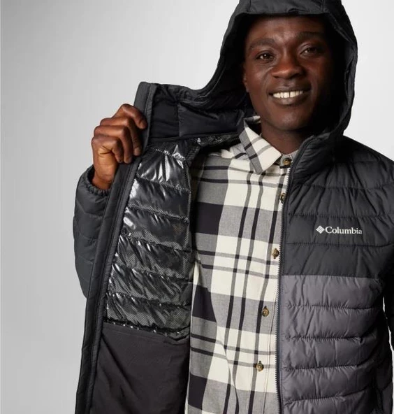 Columbia Powder Lite II Hooded Erkek Mont - 3