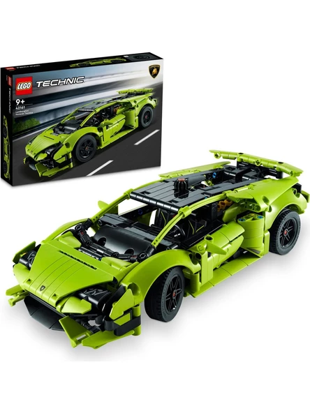 LEGO Technic Lamborghini Huracan Tecnica 42161  Oyuncak Süper Spor Arabaları Seven 9 Yaş ve Üzeri Çocuklar Için Yaratıcı Oyuncak Yapım Seti (806 Parça)